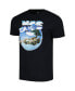 Фото #3 товара Men's Black Yes Floating Island Graphic T-shirt