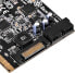 Фото #5 товара Kontroler SilverStone PCIe 2.0 x2 - 2x USB 3.0 + 1x USB-C 3.2 Gen 2 (SST-ECU05)