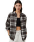 Фото #1 товара Women's Boyfriend Flannel Shirt