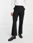 Weekday Franklin flared suit trouser in black