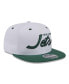 Фото #4 товара Men's White/Green New York Jets Sparky Original 9FIFTY Snapback Hat