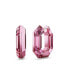 ფოტო #1 პროდუქტის Green or Pink, Aluminum Lucent Mini Hoop Earrings