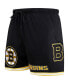 Men's Black Boston Bruins Classic Mesh Shorts