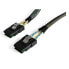 StarTech.com 100cm Serial Attached SCSI SAS Cable - SFF-8087 to SFF-8087 - Black - Ultra-640 SCSI - External - 1 m - SFF-8087 - SFF-8087