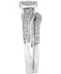 ფოტო #2 პროდუქტის Diamond Cluster Bridal Set (1/2 ct. t.w.) in 14k White Gold