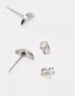 Фото #3 товара Kingsley Ryan lime wedge stud earrings in sterling silver