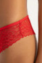 Fall In Love Yılbaşı Temalı Kırmızı Dantel Brazilian Slip Külot