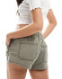 Фото #3 товара Hollister low rise cargo short in green