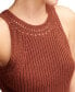 Фото #4 товара Women's Crochet-Trim Sweater-Knit Tank