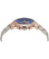ფოტო #2 პროდუქტის Men's Touchdown Rose Gold-Tone, Silver-Tone Stainless Steel Bracelet Watch 44mm