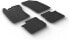 Set of rubber mats compatible with Fiat Tipo 5-door/estate 2016-2021 T profile 4 pieces + mounting clips)