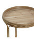Фото #3 товара Wood Contemporary Accent Table Set, 2 Piece
