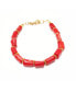 ფოტო #1 პროდუქტის Women's Rouge Bracelet with Red Beads