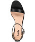 Фото #5 товара Women's Zoe Ankle-Strap Block-Heel Dress Sandals-Extended sizes 9-14