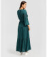 ფოტო #3 პროდუქტის Women's Window Seat Tiered Maxi Dress