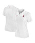 ფოტო #1 პროდუქტის Women's White Boston Red Sox Authentic Collection Victory Performance Polo Shirt