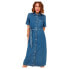 Фото #6 товара ONLY Miriam Life Denim Short Sleeve Long Dress