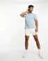 Polo Ralph Lauren icon logo pique polo slim fit in light blue