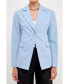 Фото #1 товара Women's One Button Fitted Blazer