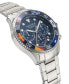 ფოტო #3 პროდუქტის Men's Wesport Stainless Steel Bracelet Watch 44mm