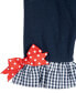 ფოტო #4 პროდუქტის Baby Girls Lady Bug and Daisy Seersucker Outfit with Diaper Cover, 2 Piece Set