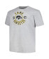 Фото #2 товара Men's Heather Gray Iowa Hawkeyes Big and Tall Circle Logo T-shirt