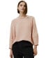 Women's Round Collar Blouse with Detachable Necklace for Women Оранжевый, Small - фото #1