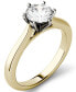 ფოტო #1 პროდუქტის Moissanite Solitaire Engagement Ring 1 ct. t.w. Diamond Equivalent in 14k White Gold or 14k Yellow Gold