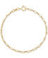 ფოტო #1 პროდუქტის Children's Paperclip Link Chain Bracelet in 14k Gold