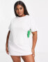 New Girl Order Plus good luck back print t-shirt dress