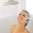 Фото #13 товара Disposable Shower Cap, Waterproof Transparent Plastic Shower Cap, Hair Protection Hair Cap for Salon, Spa, Travel, Hotel, Shower, Braids, Transparent - 100 Pieces