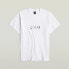 ფოტო #1 პროდუქტის G-STAR D25699 Handwriting Back short sleeve T-shirt