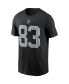 ფოტო #2 პროდუქტის Men's Darren Waller Black Las Vegas Raiders Name and Number T-shirt