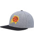 Фото #2 товара Men's Gray, Black Phoenix Suns Classic Logo Two-Tone Snapback Hat