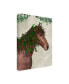 Фото #2 товара Fab Funky Horse Chestnut with Ivy Canvas Art - 19.5" x 26"