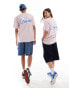 Фото #3 товара Puma Terrace back print t-shirt in pink and blue