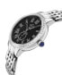 ფოტო #2 პროდუქტის Women's Astor Swiss Quartz Diamond Accents Silver-Tone Stainless Steel Bracelet Watch 40mm