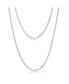 Diamond cut Franco Chain 2.5mm Sterling Silver 36" Necklace