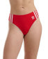 Фото #1 товара Women's 3-Stripes Wide-Side Thong Underwear 4A1H63