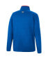 ფოტო #4 პროდუქტის Men's Royal Kansas Jayhawks Rebound Quarter-Snap Jacket