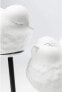 Kare Design Table Lamp Animal Birds White Table Lamp Porcelain Shade Concrete Base Brass Pole 52 x 35 x 25 cm (H x W x D)