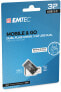 Фото #6 товара EMTEC T260B - 32 GB - USB Type-A / Micro-USB - 2.0 - 15 MB/s - Swivel - Black - Stainless steel
