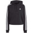 Фото #1 товара Толстовка женская Adidas Essentials 3-Stripes French Terry Crop Hoodie W IC8767