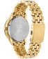 ფოტო #3 პროდუქტის Men's Eco-Drive Corso Diamond-Accent Gold-Tone Stainless Steel Bracelet Watch 41mm