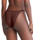Фото #2 товара Women's Ideal Stretch Micro High-Leg String Bikini Underwear QD5176