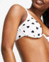 Фото #3 товара New Look monowire bikini top in heart print