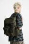 RUBBERISED MULTI-POCKET BACKPACK