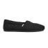 TOMS Alpargata Slip On Womens Black Flats Casual 10018883T