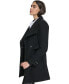 Фото #3 товара Womens Asymmetrical Belted Wrap Coat, Created for Macys