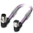 Фото #1 товара Phoenix Contact 1403633 Sensor-/Aktor-Datensteckverbinder konfektioniert M12 Stecker gewinkelt - Cable - Bus System Cable